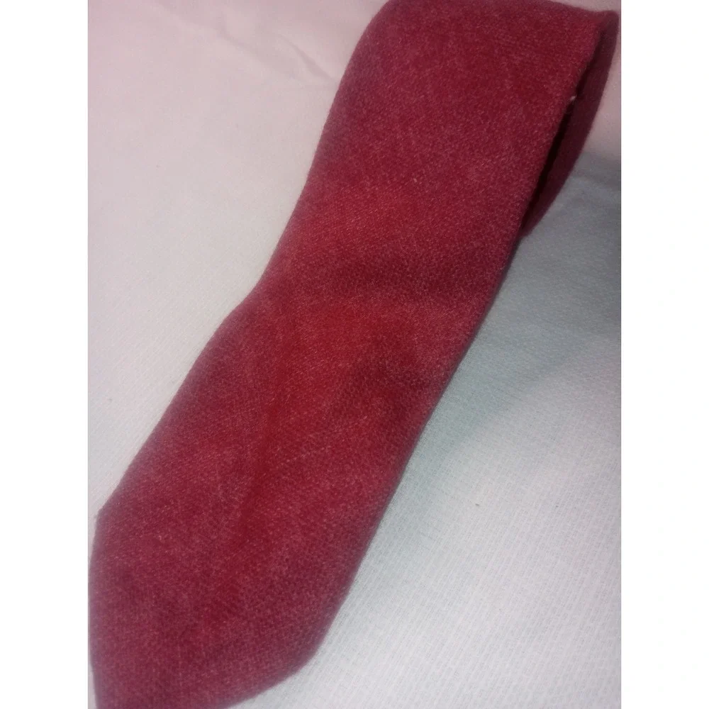 Rooster Lambswool Red White Color Blend USA Made‎ Woven In Scotland Classic